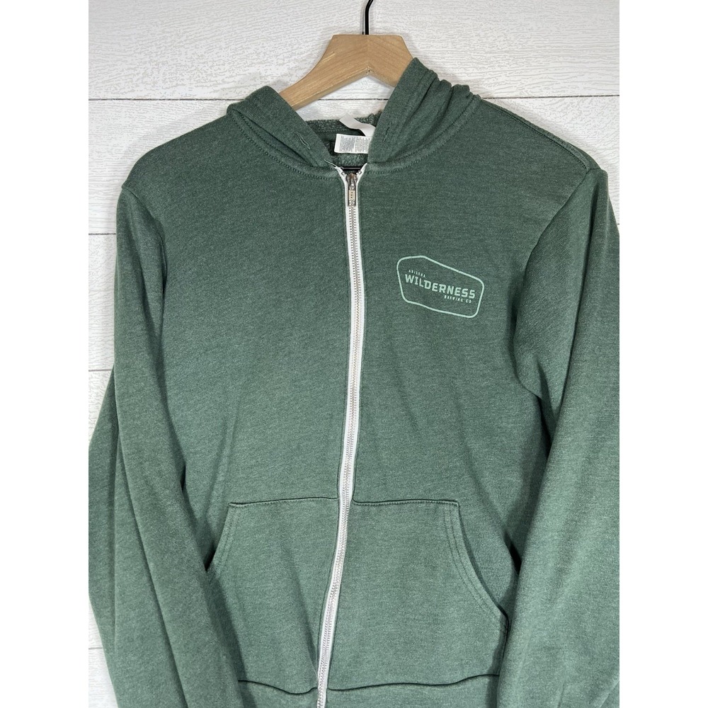 Arizona Wilderness Craft Brewery Medium Full Zip Hoodie Trees Hippie Nature Beer